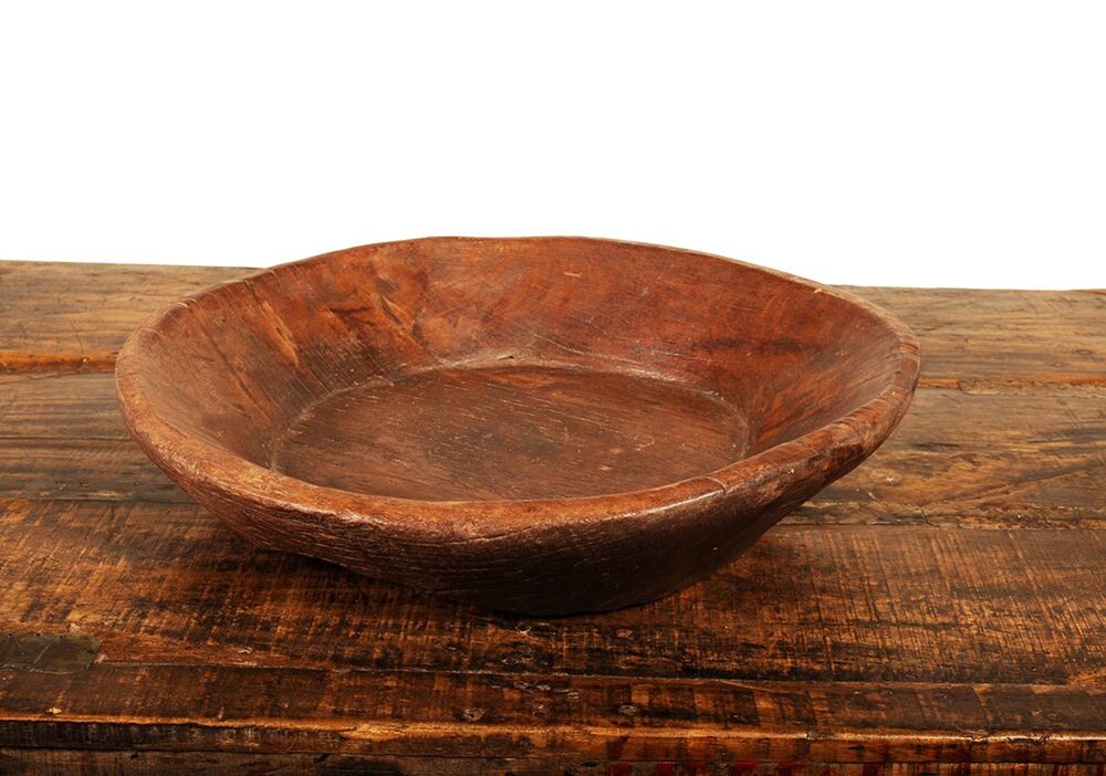 Vintage Wooden Bowl-0